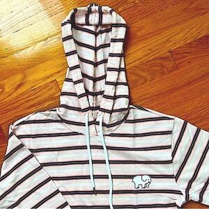 🆕🔥IVORY ELLA REALLY CUTE&STYLISH COMFY LONG SLEEVE SHIRT&HOODIE HITS WAISTNWT!